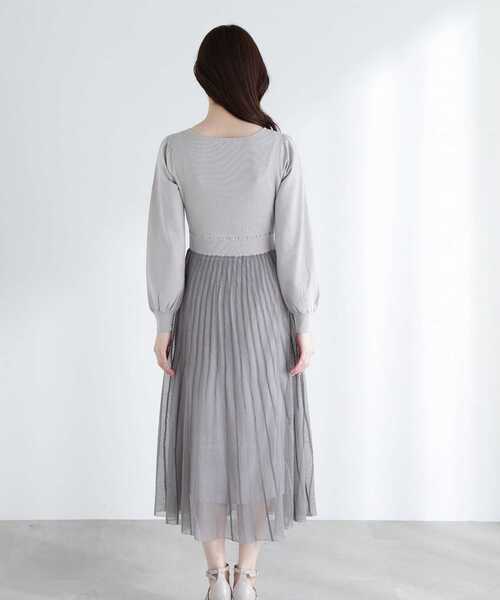 PROPORTION BODY DRESSING(プロポーションボディドレッシング)の「レース編みニットワンピース / 1213140303(ワンピース・レディース・ブラック/グレー・MEDIUM/SMALL)」の17枚目の写真
