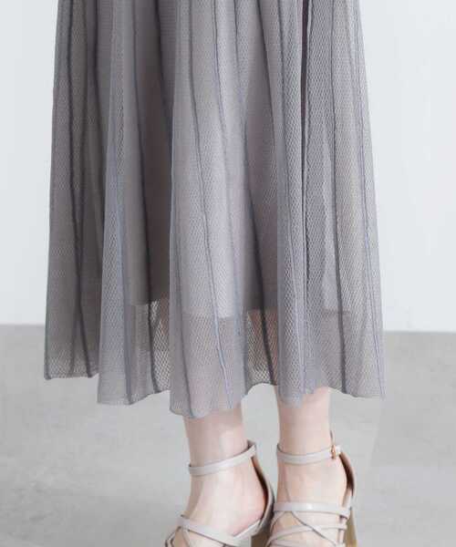 PROPORTION BODY DRESSING(プロポーションボディドレッシング)の「レース編みニットワンピース / 1213140303(ワンピース・レディース・ブラック/グレー・MEDIUM/SMALL)」の6枚目の写真