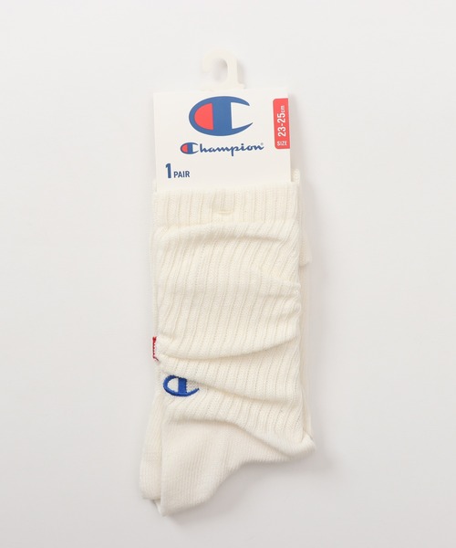Champion（チャンピオン）の「【Champion/チャンピオン】レディース フルレングスソックス（ソックス/靴下・レディース・オフホワイト/ベージュ・SMALL）」の6枚目の写真