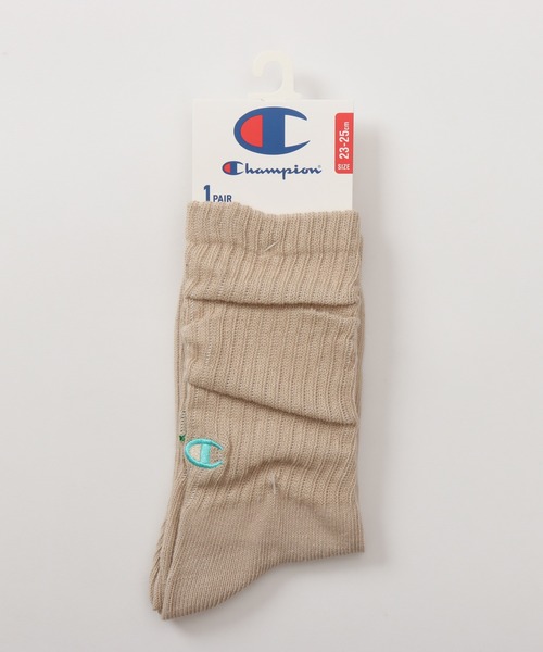 Champion（チャンピオン）の「【Champion/チャンピオン】レディース フルレングスソックス（ソックス/靴下・レディース・オフホワイト/ベージュ・SMALL）」の10枚目の写真