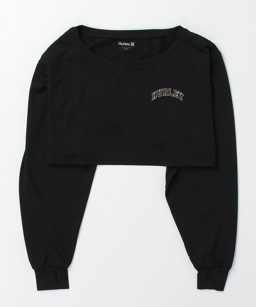 Hurley (ハーレー)の「Hurley/ハーレー 水陸両用/ショート丈無地ロンT/ロングスリーブTEE/ラッシュガード WSS2320042(ラッシュガード・レディース・ブラック/ホワイト・M/S)」の16枚目の写真