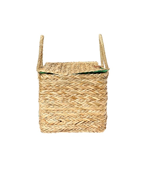 Casselini（キャセリーニ）の「Casselini 刺繍バスケットM 224-110802（かごバッグ・レディース・ホワイト・FREE）」の10枚目の写真