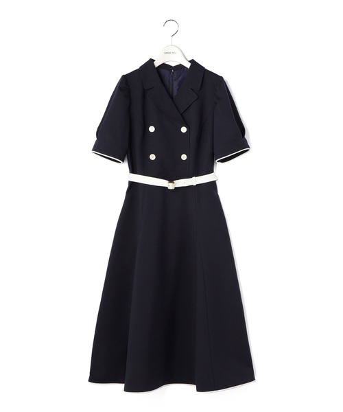 LAISSE PASSE(レッセパッセ)の「トレンチバイカラーワンピース(ワンピース・レディース・アイボリー/オフホワイト/ネイビー・SMALL/MEDIUM/LARGE)」の10枚目の写真