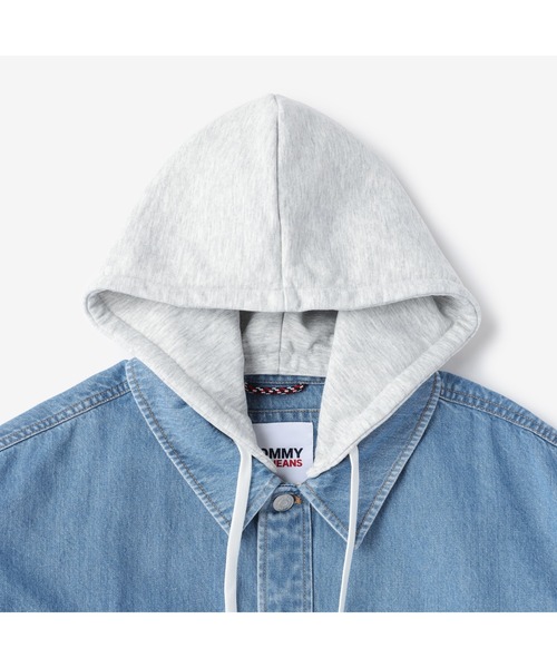 tommy jeans（トミー ジーンズ）の「フーデッドデニムシャケット（デニムジャケット・メンズ・ブルー・LARGE/MEDIUM/SMALL/X-LARGE）」の8枚目の写真
