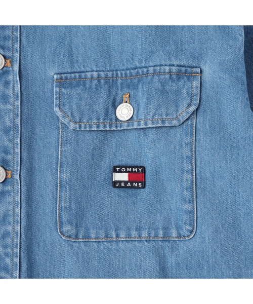 tommy jeans（トミー ジーンズ）の「フーデッドデニムシャケット（デニムジャケット・メンズ・ブルー・LARGE/MEDIUM/SMALL/X-LARGE）」の9枚目の写真