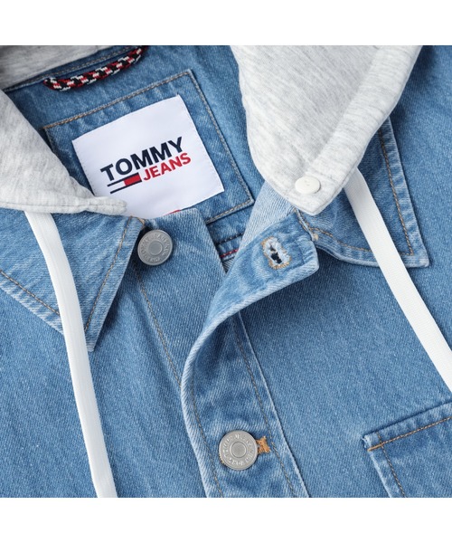 tommy jeans（トミー ジーンズ）の「フーデッドデニムシャケット（デニムジャケット・メンズ・ブルー・LARGE/MEDIUM/SMALL/X-LARGE）」の10枚目の写真