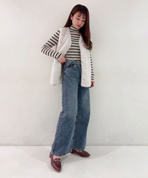 ESPERANZA(エスペランサ)の「ビット付きポインテッドトゥローファー(パンプス・レディース・こしょう色系/ブラック/ブラウン系・22.0cm/23.0cm/23.5cm/21.5cm/24.0cm/25.0cm/24.5cm/22.5cm)」の10枚目の写真