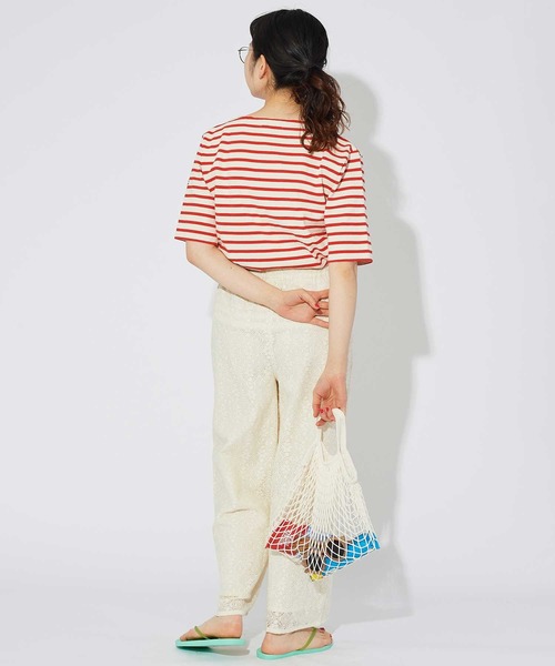 Dot&Stripes CHILD WOMAN(ドットアンドストライプス チャイルドウーマン)の「ラッセルレース ストレートパンツ(その他パンツ・レディース・アイボリー・FREE)」の8枚目の写真