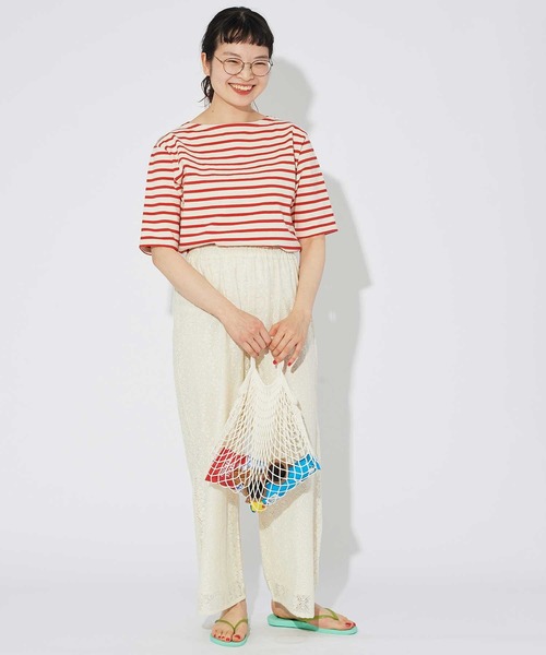 Dot&Stripes CHILD WOMAN(ドットアンドストライプス チャイルドウーマン)の「ラッセルレース ストレートパンツ(その他パンツ・レディース・アイボリー・FREE)」の17枚目の写真