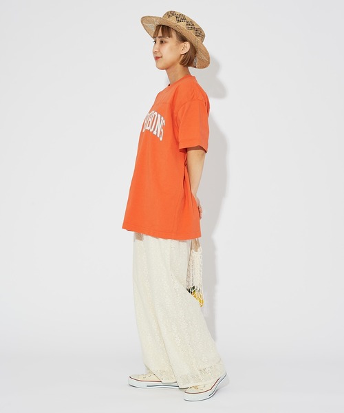 Dot&Stripes CHILD WOMAN(ドットアンドストライプス チャイルドウーマン)の「ラッセルレース ストレートパンツ(その他パンツ・レディース・アイボリー・FREE)」の6枚目の写真