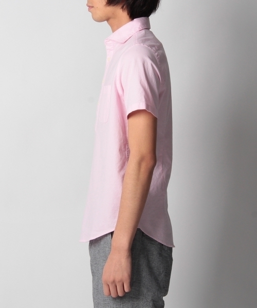 THE SHOP TK （ザ ショップ ティーケー ）の「ワンナイトドライシャツ 半袖シャツ（シャツ/ブラウス・メンズ・ホワイト/イエロー/ピンク/ブルー・03/02/04/05）」の5枚目の写真
