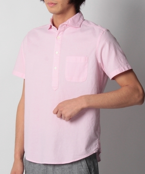 THE SHOP TK （ザ ショップ ティーケー ）の「ワンナイトドライシャツ 半袖シャツ（シャツ/ブラウス・メンズ・ホワイト/イエロー/ピンク/ブルー・03/02/04/05）」の7枚目の写真