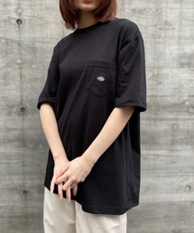 【Dickies】天竺ポケット付きミニワッペンTシャツ 3278-5431