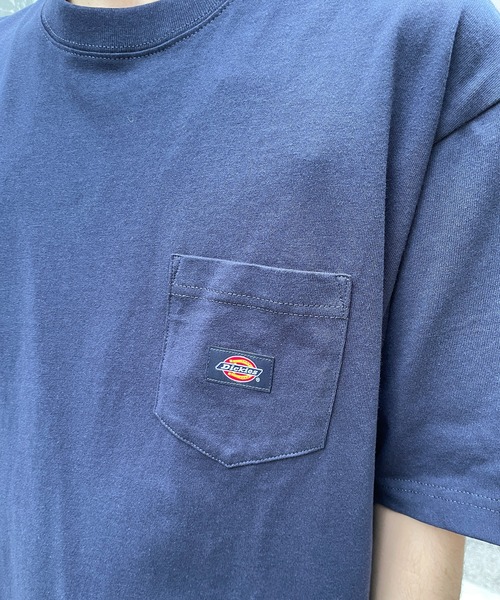 Dickies(ディッキーズ)の「【Dickies】天竺ポケット付きミニワッペンTシャツ 3278-5431(Tシャツ/カットソー・メンズ・ブラック/ホワイト/ネイビー/グリーン・M/L/XL)」の6枚目の写真