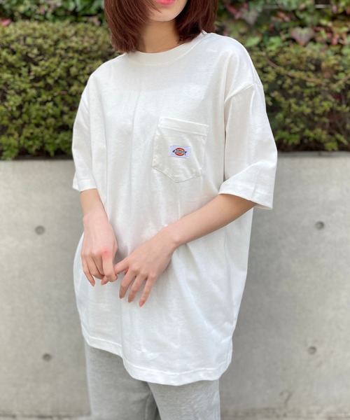 Dickies(ディッキーズ)の「【Dickies】天竺ポケット付きミニワッペンTシャツ 3278-5431(Tシャツ/カットソー・メンズ・ブラック/ホワイト/ネイビー/グリーン・M/L/XL)」の13枚目の写真