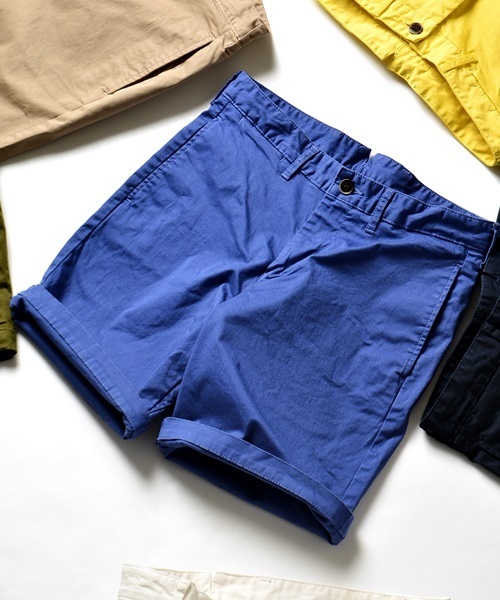 SHIPS JET BLUE（シップスジェットブルー）の「★★SHIPS JET BLUE(シップス ジェットブルー): ストレッチ ベーシックショーツ（その他パンツ・メンズ・ブルー/ネイビー/ナチュラル/ベージュ/イエロー/オリーブ・SMALL/LARGE/MEDIUM）」の5枚目の写真