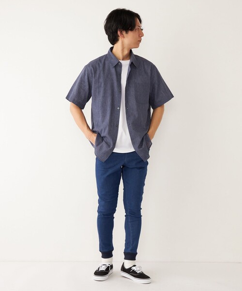 SHIPS Colors(シップス カラーズ)の「〈手洗い可能〉ストレッチ リブ パンツ◇(その他パンツ・メンズ・ブラック/ブルー/ネイビー/グレー・MEDIUM/SMALL/LARGE/X-LARGE)」の16枚目の写真
