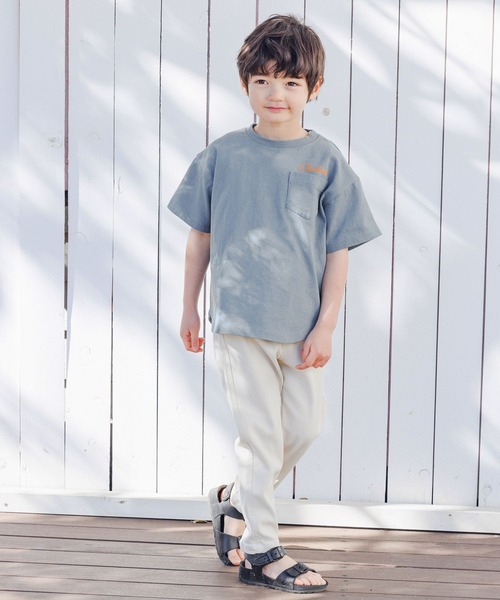PENDLETON（ペンドルトン）の「【PENDLETON(ペンドルトン)】別注ラウンドTシャツ（KIDS)（Tシャツ/カットソー・キッズ・ブラック/アイボリー/ブルー・110cm/120cm/130cm/140cm/150cm）」の6枚目の写真