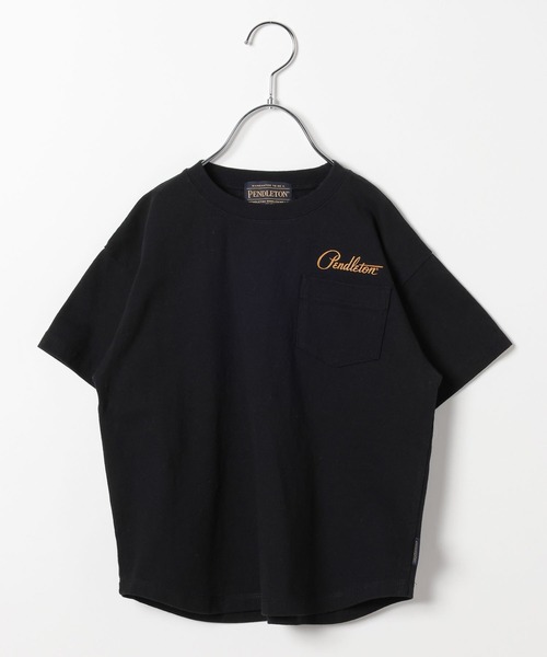 PENDLETON（ペンドルトン）の「【PENDLETON(ペンドルトン)】別注ラウンドTシャツ（KIDS)（Tシャツ/カットソー・キッズ・ブラック/アイボリー/ブルー・110cm/120cm/130cm/140cm/150cm）」の12枚目の写真
