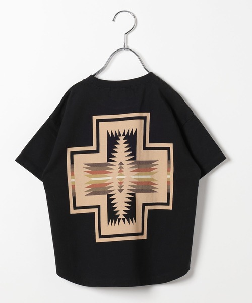 PENDLETON（ペンドルトン）の「【PENDLETON(ペンドルトン)】別注ラウンドTシャツ（KIDS)（Tシャツ/カットソー・キッズ・ブラック/アイボリー/ブルー・110cm/120cm/130cm/140cm/150cm）」の13枚目の写真