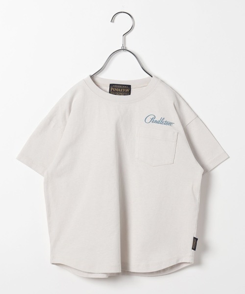 PENDLETON（ペンドルトン）の「【PENDLETON(ペンドルトン)】別注ラウンドTシャツ（KIDS)（Tシャツ/カットソー・キッズ・ブラック/アイボリー/ブルー・110cm/120cm/130cm/140cm/150cm）」の14枚目の写真