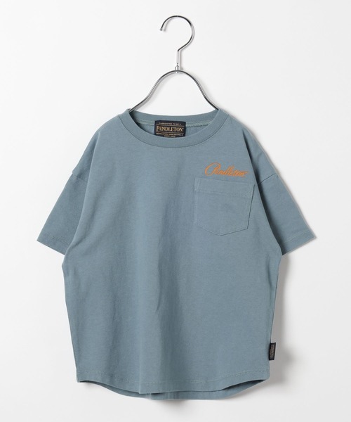 PENDLETON（ペンドルトン）の「【PENDLETON(ペンドルトン)】別注ラウンドTシャツ（KIDS)（Tシャツ/カットソー・キッズ・ブラック/アイボリー/ブルー・110cm/120cm/130cm/140cm/150cm）」の15枚目の写真