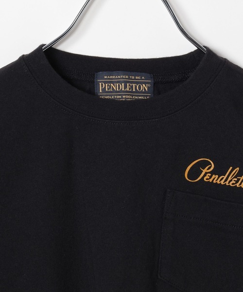 PENDLETON（ペンドルトン）の「【PENDLETON(ペンドルトン)】別注ラウンドTシャツ（KIDS)（Tシャツ/カットソー・キッズ・ブラック/アイボリー/ブルー・110cm/120cm/130cm/140cm/150cm）」の16枚目の写真