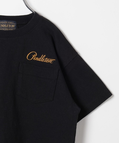 PENDLETON（ペンドルトン）の「【PENDLETON(ペンドルトン)】別注ラウンドTシャツ（KIDS)（Tシャツ/カットソー・キッズ・ブラック/アイボリー/ブルー・110cm/120cm/130cm/140cm/150cm）」の17枚目の写真