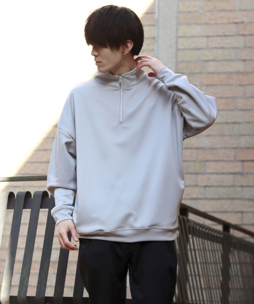 SITRY（シトリー）の「half zip tech pull over /ハーフジップ テック