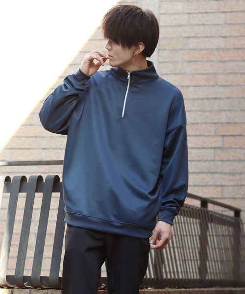 SITRY（シトリー）の「half zip tech pull over /ハーフジップ テック