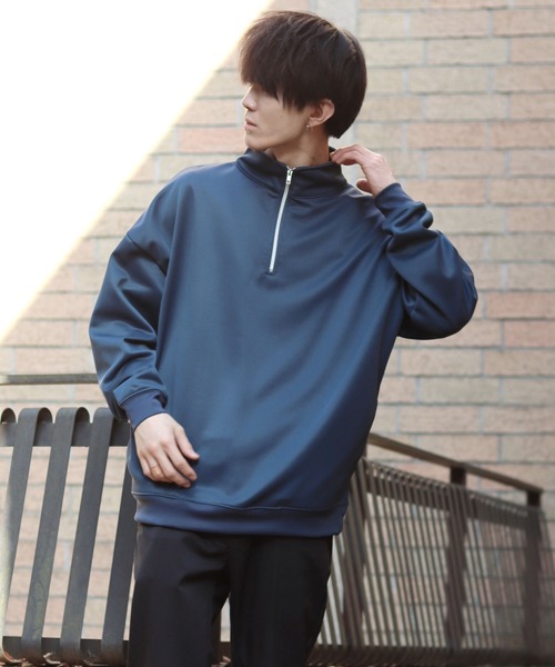 SITRY（シトリー）の「half zip tech pull over /ハーフジップ テック
