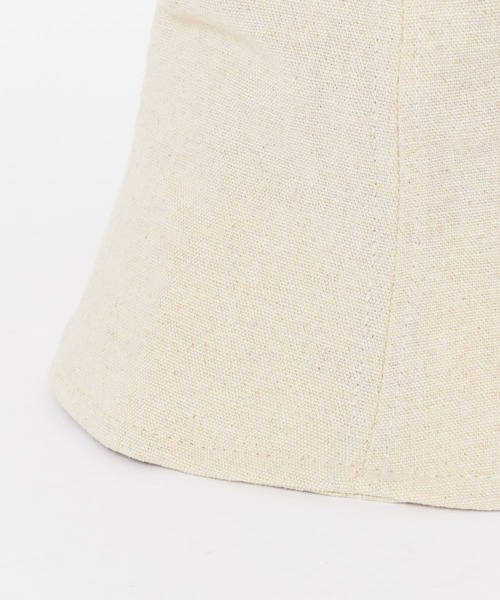 URBAN RESEARCH DOORS（アーバンリサーチドアーズ）の「コットンリネンパネルハット（ハット・レディース・ベージュ/ブラック/ホワイト系その他・-）」の4枚目の写真