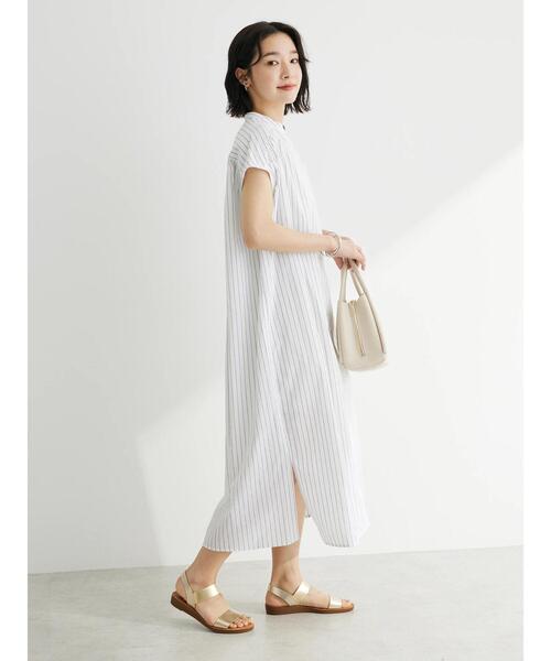 Green　Parks（グリーンパークス）の「・軽量3口2WAYバッグ（エコバッグ/サブバッグ・レディース・ライトグリーン/グレイッシュベージュ/アイボリー/ブラック・FREE）」の5枚目の写真