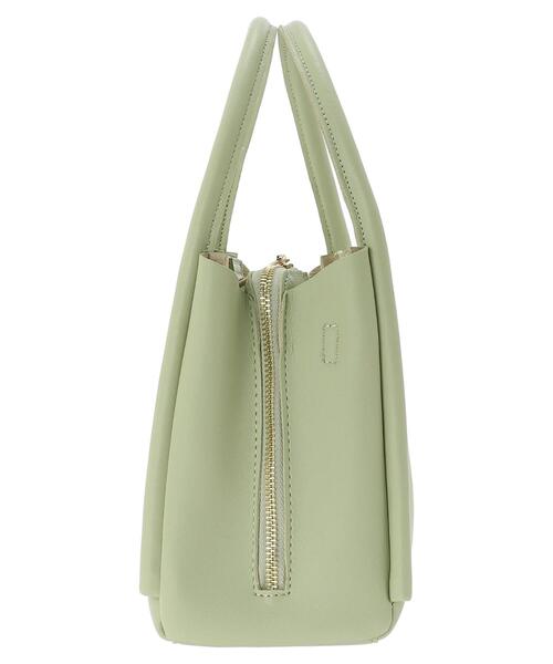 Green　Parks（グリーンパークス）の「・軽量3口2WAYバッグ（エコバッグ/サブバッグ・レディース・ライトグリーン/グレイッシュベージュ/アイボリー/ブラック・FREE）」の13枚目の写真