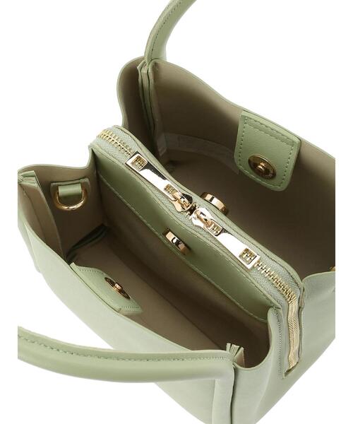 Green　Parks（グリーンパークス）の「・軽量3口2WAYバッグ（エコバッグ/サブバッグ・レディース・ライトグリーン/グレイッシュベージュ/アイボリー/ブラック・FREE）」の20枚目の写真