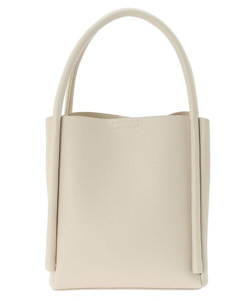 Green　Parks（グリーンパークス）の「・軽量3口2WAYバッグ（エコバッグ/サブバッグ・レディース・ライトグリーン/グレイッシュベージュ/アイボリー/ブラック・FREE）」の18枚目の写真