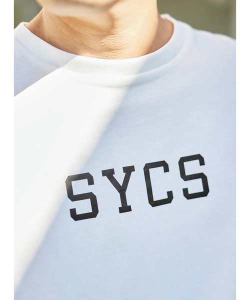 Sunny clouds(サニークラウズ)の「サニークラウズ SYCSTシャツ〈メンズ〉(Tシャツ/カットソー・メンズ・ホワイト・MEDIUM/LARGE/SMALL)」の4枚目の写真