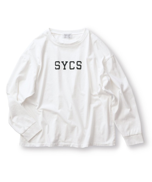 Sunny clouds(サニークラウズ)の「サニークラウズ SYCSTシャツ〈メンズ〉(Tシャツ/カットソー・メンズ・ホワイト・MEDIUM/LARGE/SMALL)」の6枚目の写真