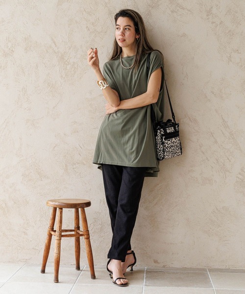 BAYFLOW(ベイフロー)の「ロゴパイピングスクエアショルダーバッグ(ショルダーバッグ・レディース・ブラック/グリーン/アイボリー/アニマル・FREE)」の16枚目の写真