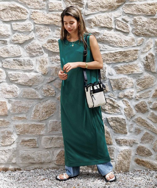 BAYFLOW(ベイフロー)の「ロゴパイピングスクエアショルダーバッグ(ショルダーバッグ・レディース・ブラック/グリーン/アイボリー/アニマル・FREE)」の12枚目の写真