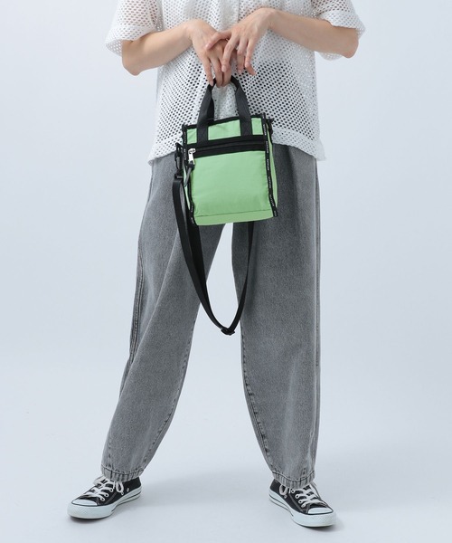 BAYFLOW(ベイフロー)の「ロゴパイピングスクエアショルダーバッグ(ショルダーバッグ・レディース・ブラック/グリーン/アイボリー/アニマル・FREE)」の21枚目の写真