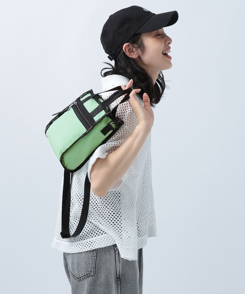 BAYFLOW(ベイフロー)の「ロゴパイピングスクエアショルダーバッグ(ショルダーバッグ・レディース・ブラック/グリーン/アイボリー/アニマル・FREE)」の20枚目の写真