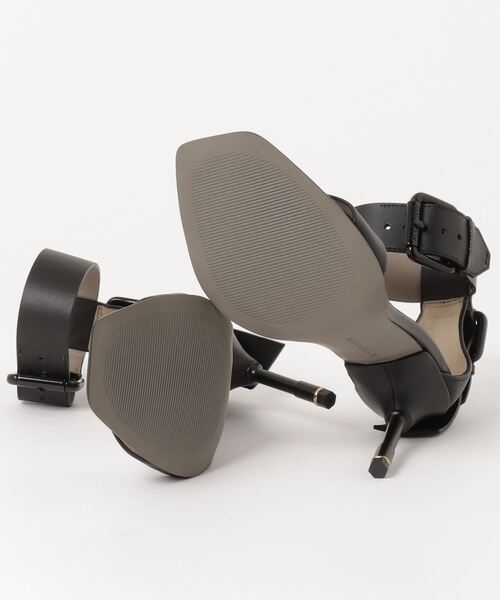 ALLSAINTS（オールセインツ）の「NOIR LEATHER HIGH HEEL SANDALS | NOIR レザー ハイヒール サンダル（サンダル・レディース・ブラック系その他・UK5/UK3/UK4/UK6）」の2枚目の写真