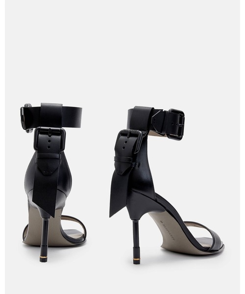 ALLSAINTS（オールセインツ）の「NOIR LEATHER HIGH HEEL SANDALS | NOIR レザー ハイヒール サンダル（サンダル・レディース・ブラック系その他・UK5/UK3/UK4/UK6）」の5枚目の写真