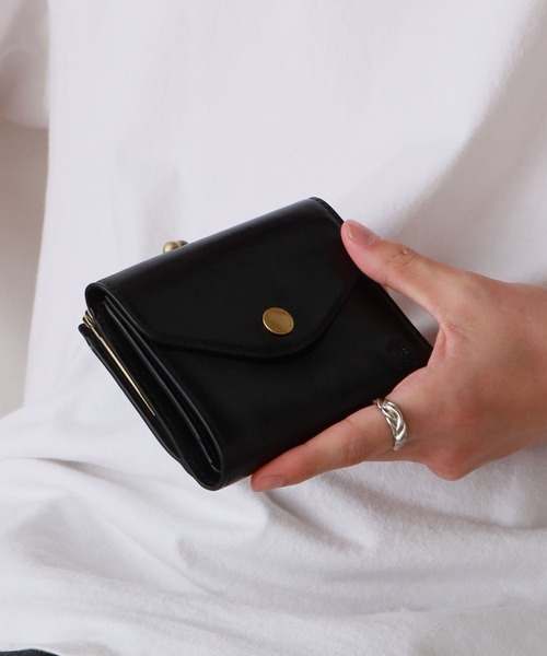 DOUBLE RL ベリーズヨーク 小銭入れ メンズ レディース ブラック BELLIES YORK ベリーズヨーク コインケース 小銭入れ 牛革 イタリアン