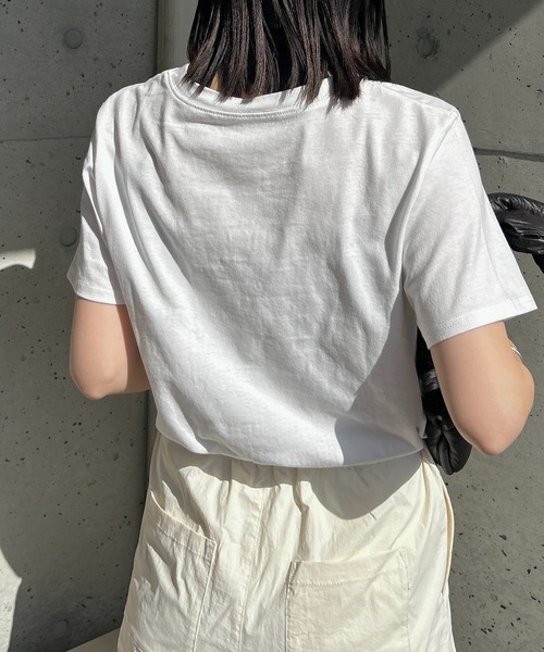 y/m by RIKA（イムバイリカ）の「Ability Tシャツ（Tシャツ/カットソー・レディース・オフホワイト/グリーン・FREE）」の3枚目の写真