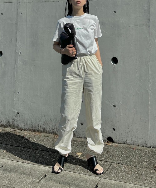 y/m by RIKA（イムバイリカ）の「Ability Tシャツ（Tシャツ/カットソー・レディース・オフホワイト/グリーン・FREE）」の6枚目の写真