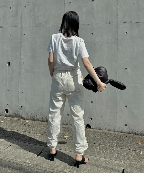 y/m by RIKA（イムバイリカ）の「Ability Tシャツ（Tシャツ/カットソー・レディース・オフホワイト/グリーン・FREE）」の9枚目の写真