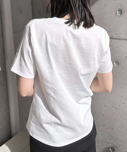 y/m by RIKA（イムバイリカ）の「Ability Tシャツ（Tシャツ/カットソー・レディース・オフホワイト/グリーン・FREE）」の14枚目の写真