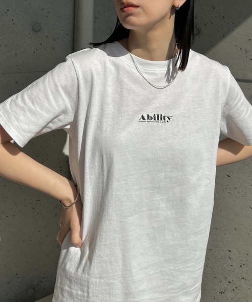 y/m by RIKA（イムバイリカ）の「Ability Tシャツ（Tシャツ/カットソー・レディース・オフホワイト/グリーン・FREE）」の18枚目の写真
